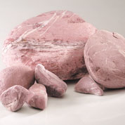 galets decoratifs - 3l - rose - ruby - 6-10 cm
